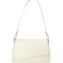 Mocha Zoe Wavy Crossbody Bag- Cream