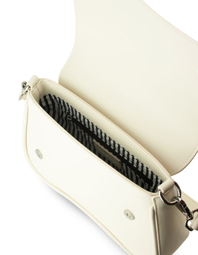 Mocha Zoe Wavy Crossbody Bag- Cream | Mocha Australia