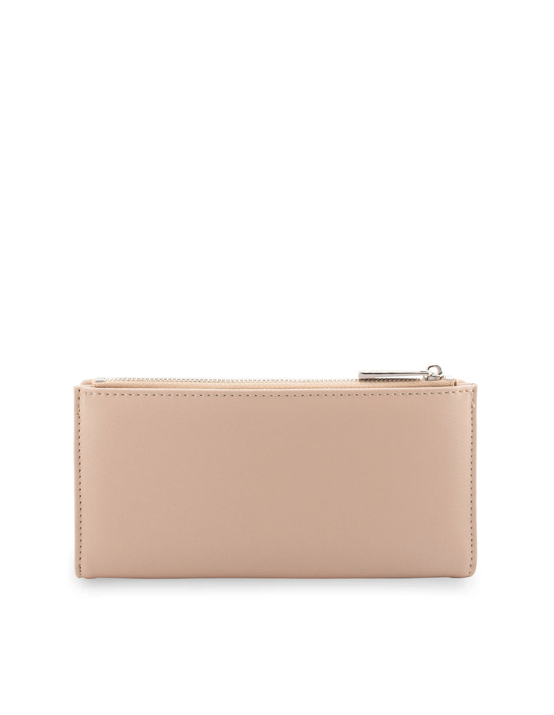 Mocha Amy Asymmetrical Long Wallet- Nude | Mocha Australia