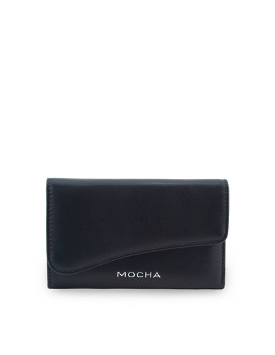 Mocha Zoe Wavy Wallet- Black | Mocha Australia