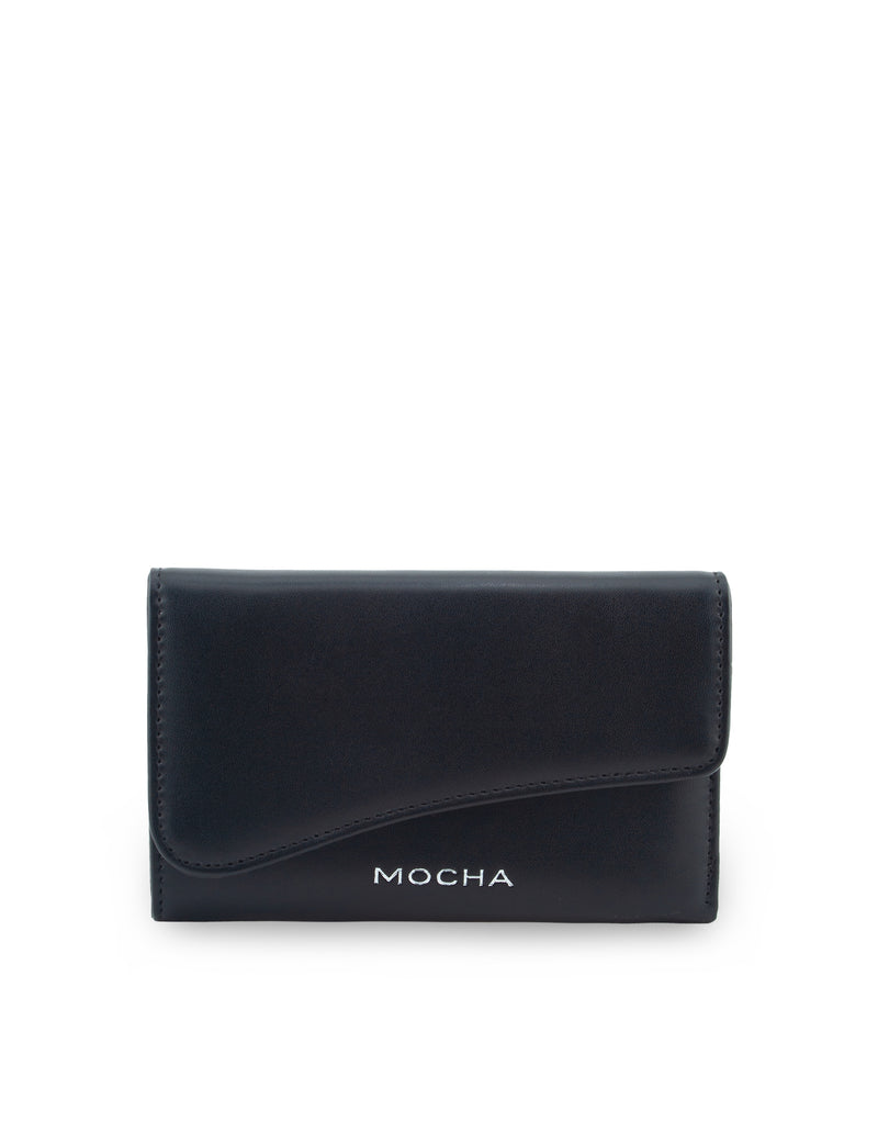 Mocha Zoe Wavy Wallet- Black | Mocha Australia