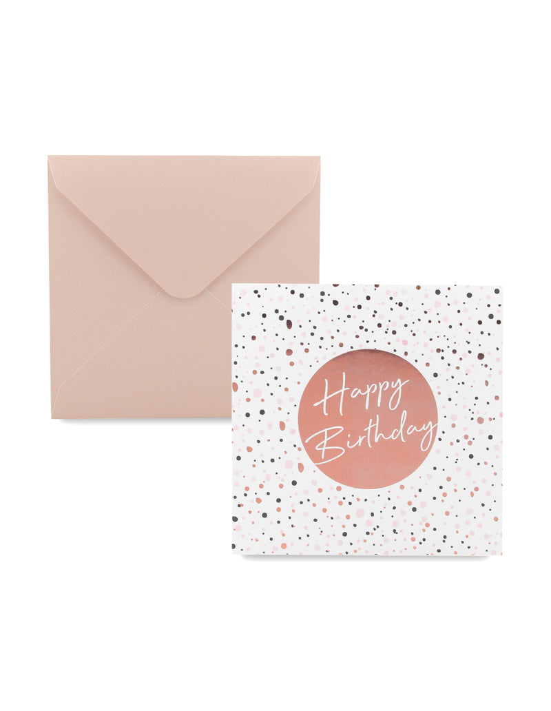 Mocha Nicki Square Greeting Cards- Happy Birthday | Mocha Australia