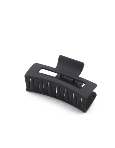 Mocha Rectangular Hair Clip - Matte Black | Mocha Australia