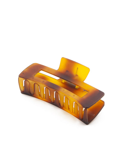 Mocha Rectangular Hair Clip- Amber Marle | Mocha Australia