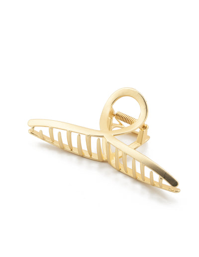 Mocha Loop Hair Clip- Matte Gold | Mocha Australia