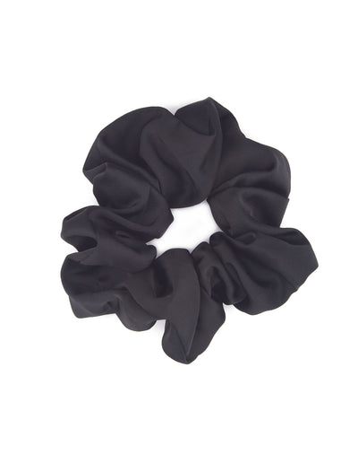Mocha Satin Scrunchie- Black | Mocha Australia