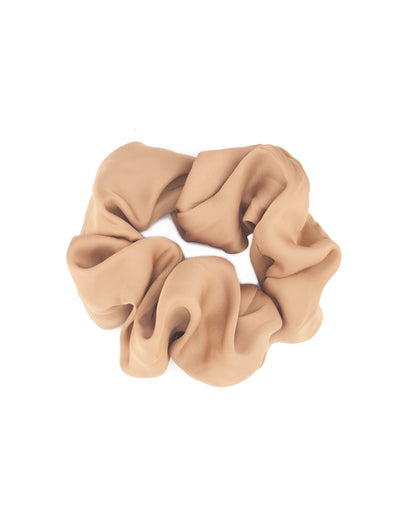 Mocha Satin Scrunchie- Coffee | Mocha Australia