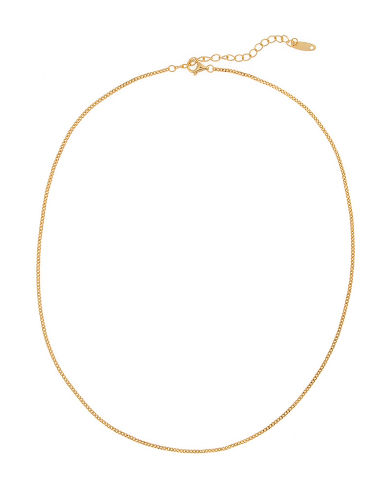 Elly Lou Classic Curb Chain- Gold | Mocha Australia