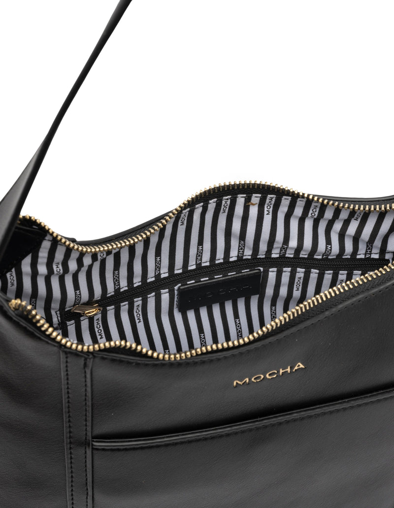 Mocha Stella Shoulder Bag- Black | Mocha Australia