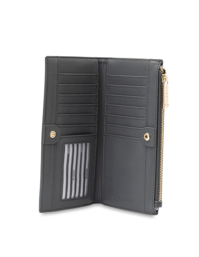 Mocha Stella Long Wallet- Slate Grey | Mocha Australia
