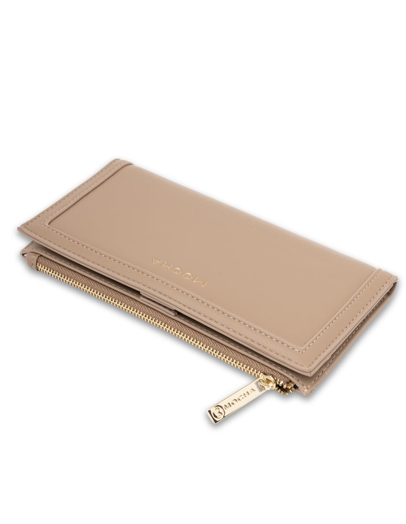 Mocha Stella Long Wallet- Almond | Mocha Australia