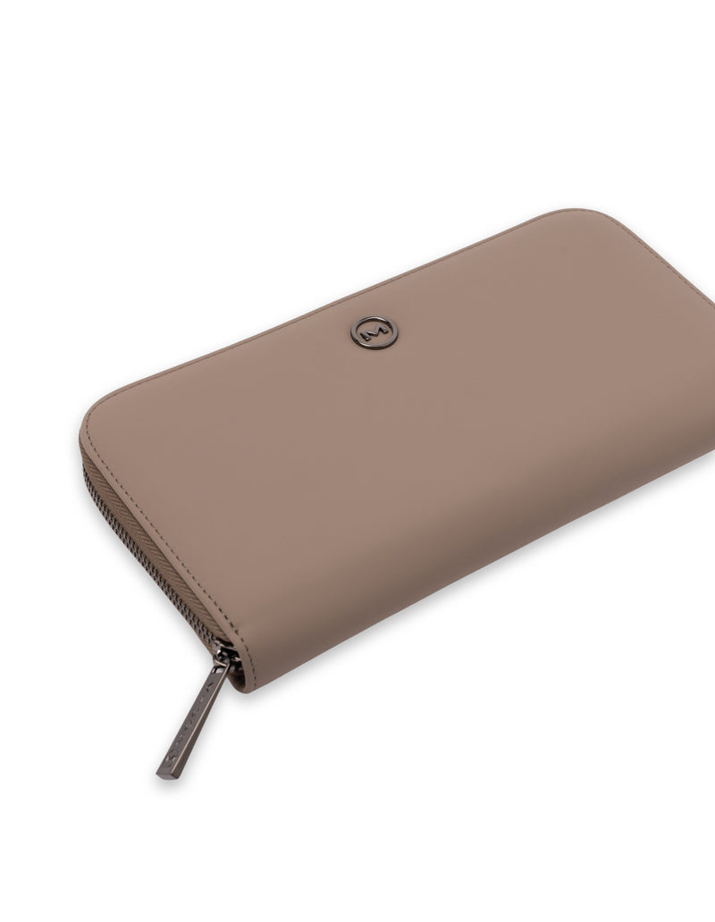 Mocha Oakley Travel Wallet- Taupe | Mocha Australia