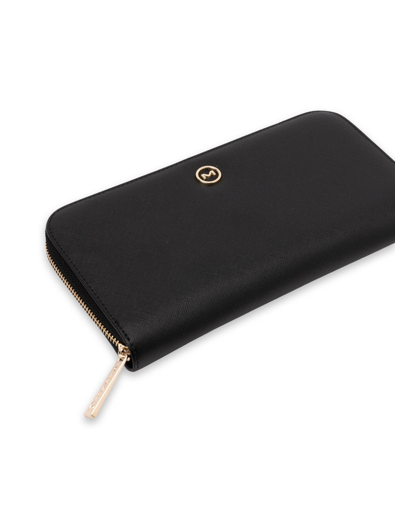 Mocha Signature Travel Wallet- Black/LG | Mocha Australia