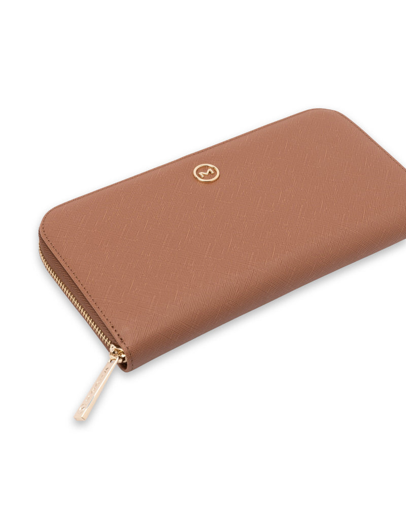 Mocha Signature Travel Wallet- Tan/LG | Mocha Australia