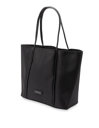 Mocha Madison Nylon/Leather Tote - Black | Mocha Australia