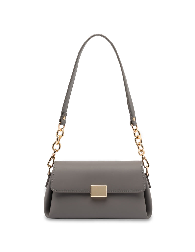 Mocha Aliana Leather Crossbody Bag- Blue Grey | Mocha Australia