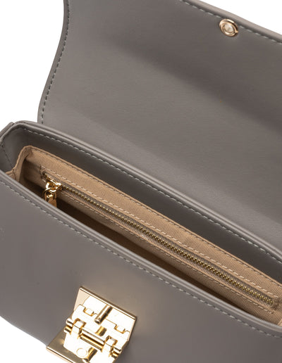 Mocha Aliana Leather Crossbody Bag- Blue Grey | Mocha Australia