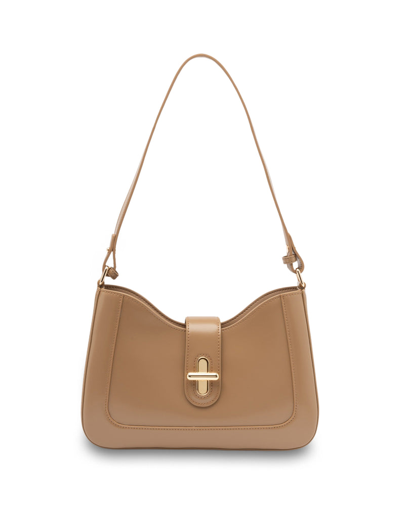 Mocha Danika Leather Crossbody Bag- Tan | Mocha Australia