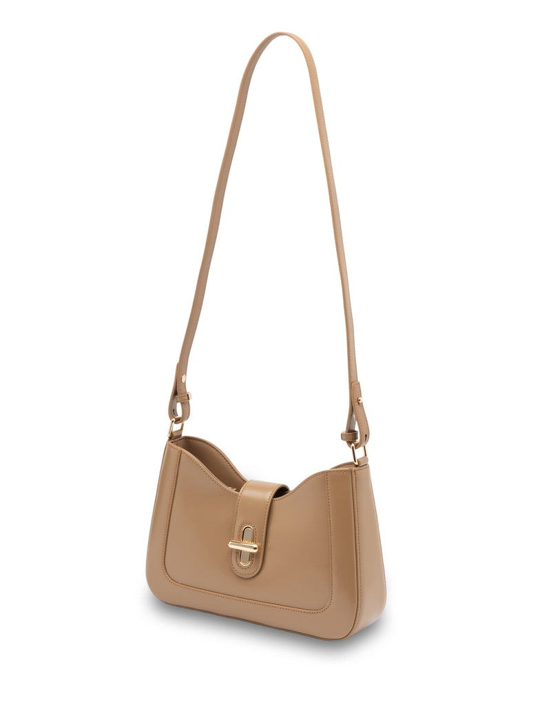 Mocha Danika Leather Crossbody Bag- Tan | Mocha Australia