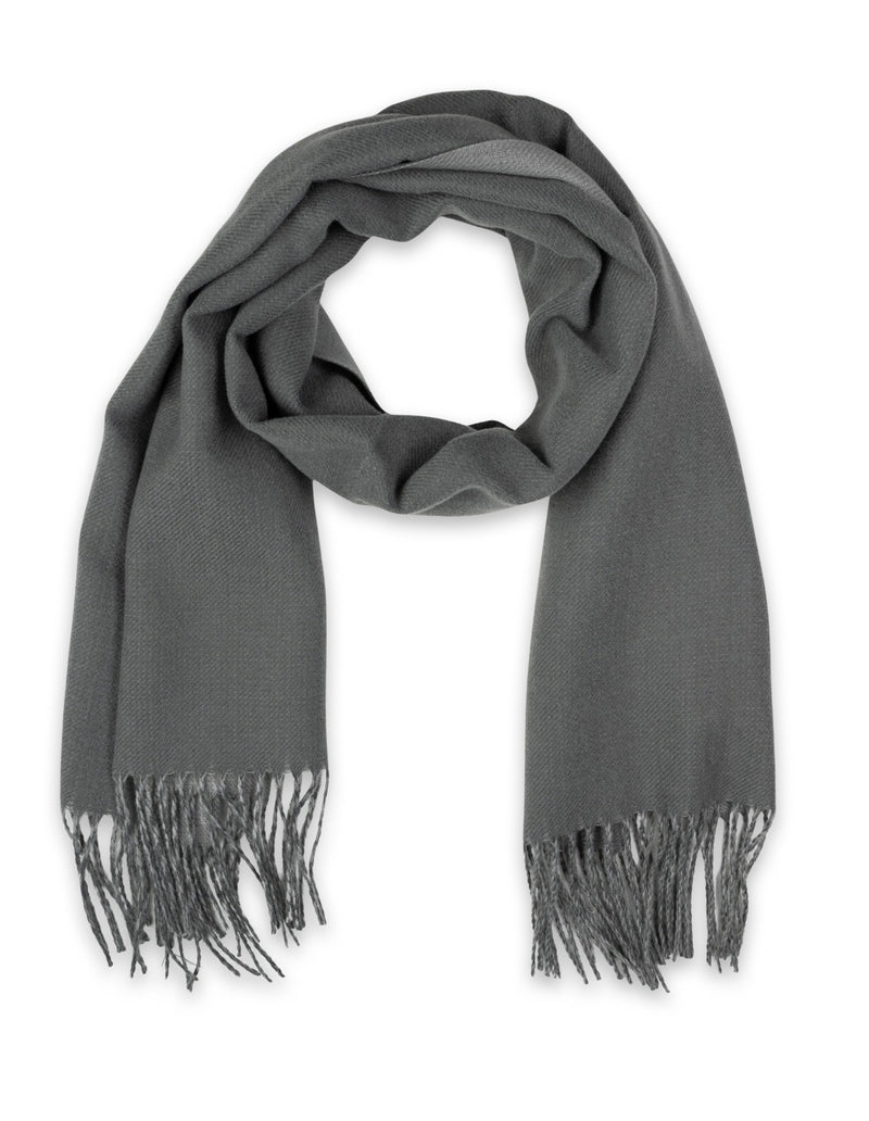 Mocha Two-tone Twill Scarf- Grey | Mocha Australia