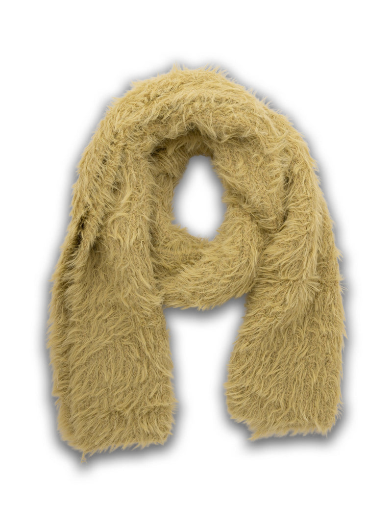 Mocha Fluffy Plain Scarf- Pistachio | Mocha Australia