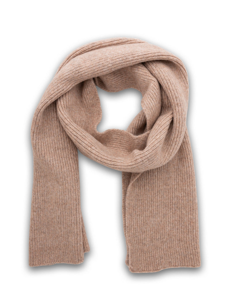 Mocha Classic Knitted Scarf- Beige | Mocha Australia