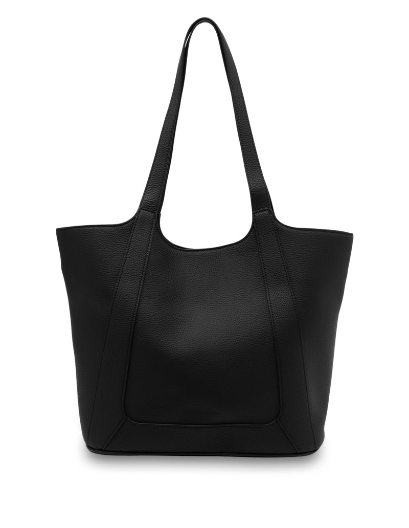 Mocha Gianna Leather Tote Bag- Black | Mocha Australia