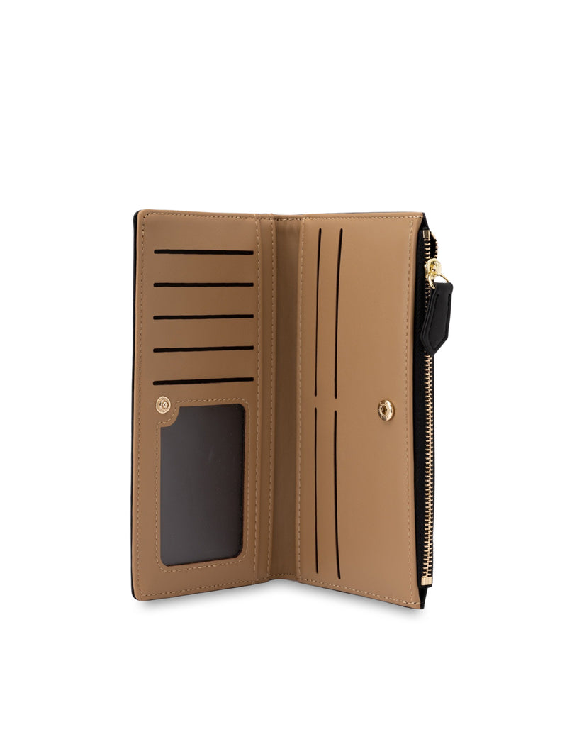 Mocha Classic Arya Wallet - Black/Camel | Mocha Australia
