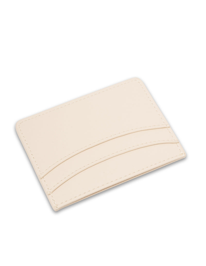 Mocha Donnette Simple Card Holder - Cream | Mocha Australia