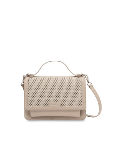 Mocha Layla Knitted Crossbody Bag- Light Nude | Mocha Australia