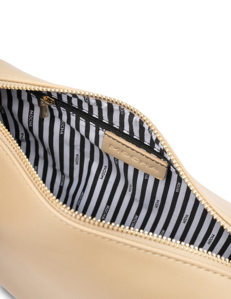 Mocha Savannah Shoulder Crossbody Bag - Beige | Mocha Australia