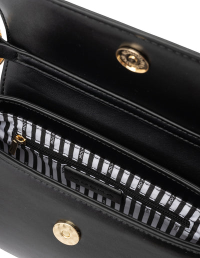 Mocha Ava Baguette Crossbody Bag- Black | Mocha Australia