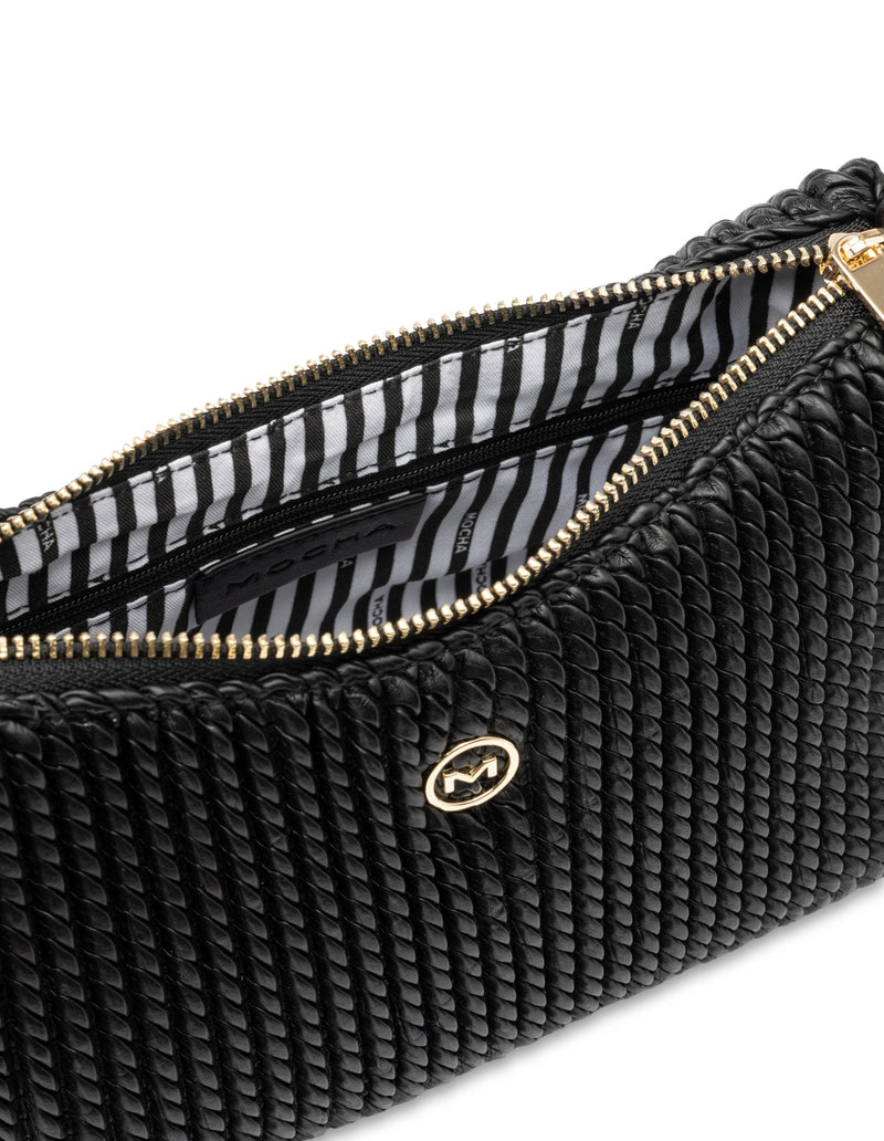 Mocha Serena Crossbody Bag- Black | Mocha Australia