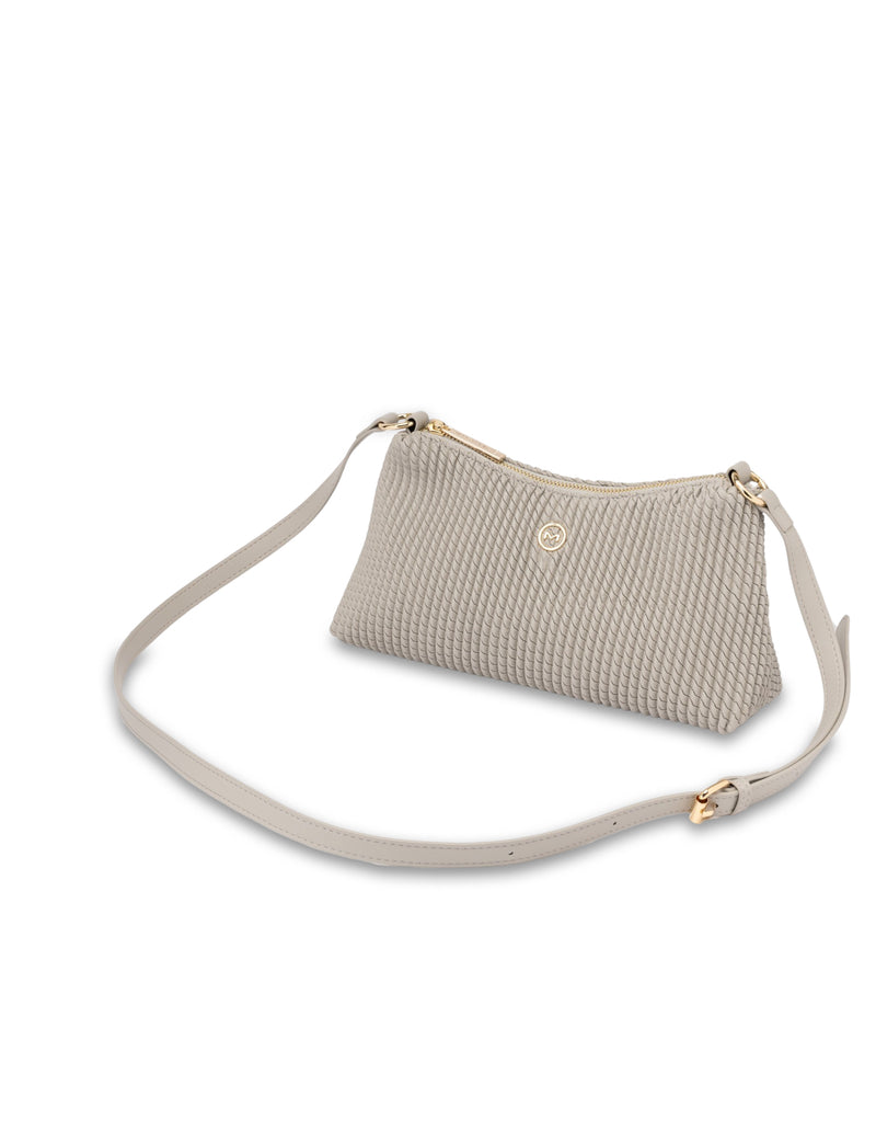 Mocha Serena Crossbody Bag- Light Grey | Mocha Australia