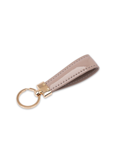 Mocha Willow Patent Key Ring - Dusty Rose | Mocha Australia