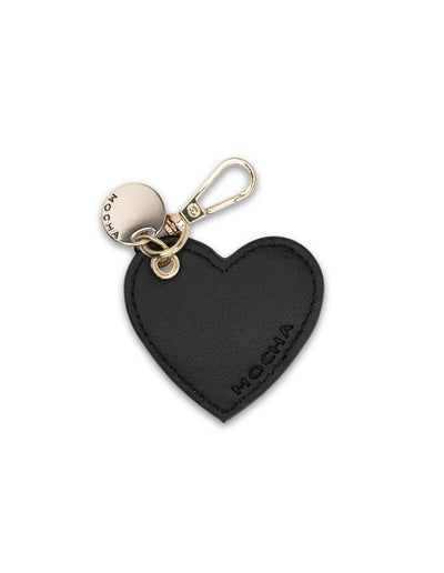 Mocha Savannah Heart Key Ring - Black | Mocha Australia