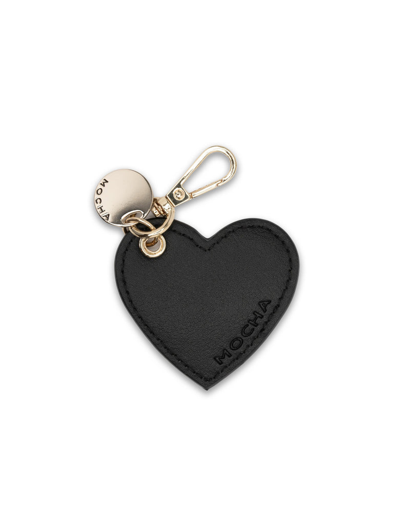 Mocha Savannah Heart Key Ring - Black | Mocha Australia