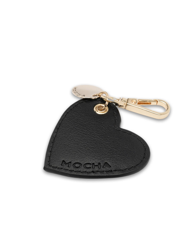 Mocha Savannah Heart Key Ring - Black | Mocha Australia