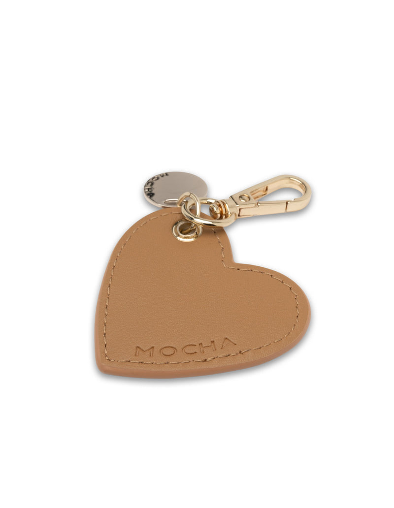 Mocha Savannah Heart Key Ring- Tan | Mocha Australia