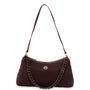 Mocha Serena Crossbody Bag - Burgundy