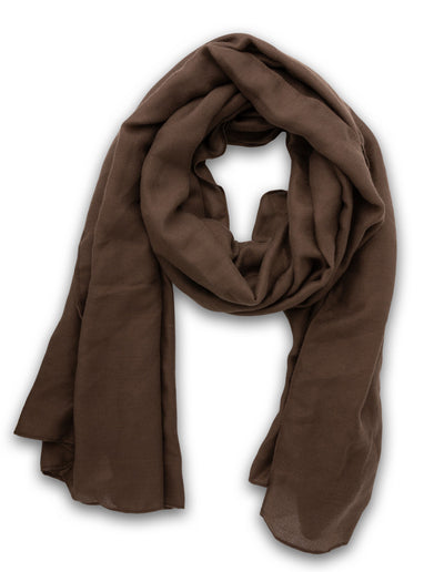 Mocha Timeless Lightweight Scarf - Brown | Mocha Australia