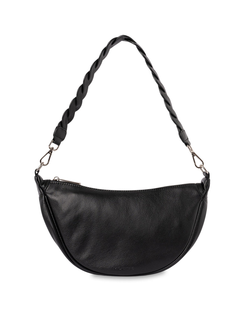 Mocha Catalina Leather Crossbody Bag - Black | Mocha Australia