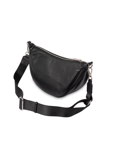 Mocha Catalina Leather Crossbody Bag - Black | Mocha Australia