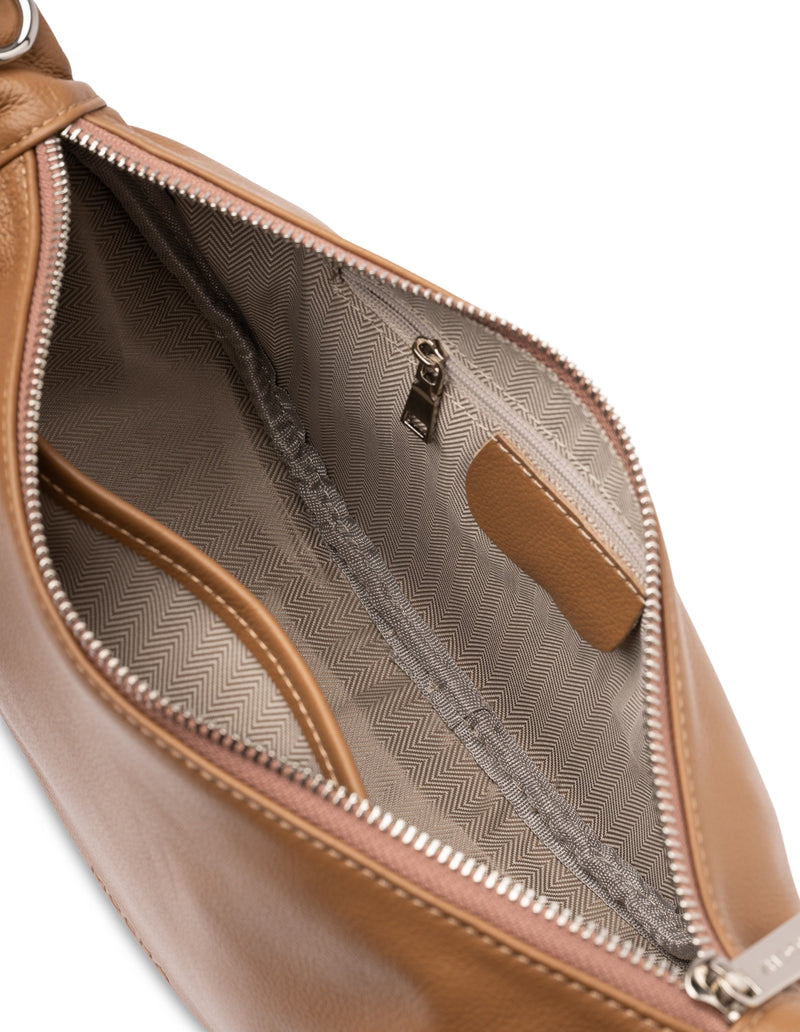 Mocha Catalina Leather Crossbody Bag - Tan | Mocha Australia