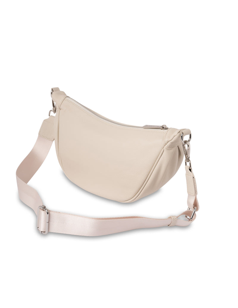 Mocha Catalina Leather Crossbody Bag - Cream | Mocha Australia