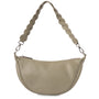 Mocha Catalina Leather Crossbody Bag - Sage