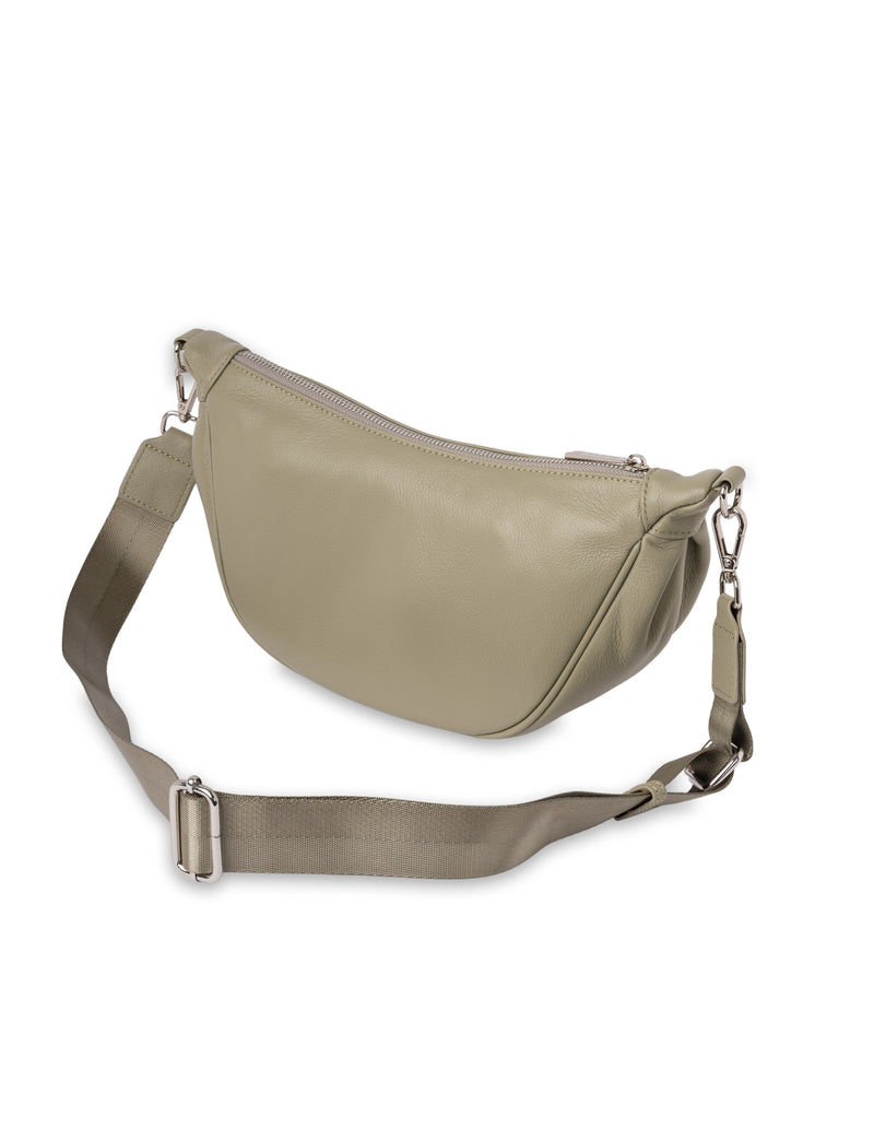 Mocha Catalina Leather Crossbody Bag - Sage | Mocha Australia