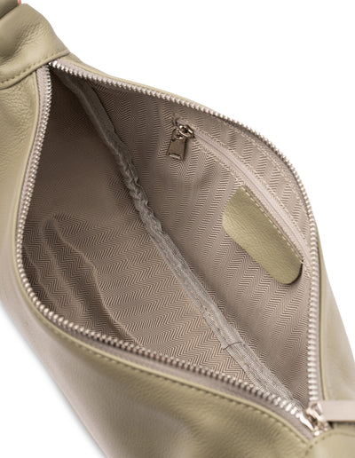 Mocha Catalina Leather Crossbody Bag - Sage | Mocha Australia