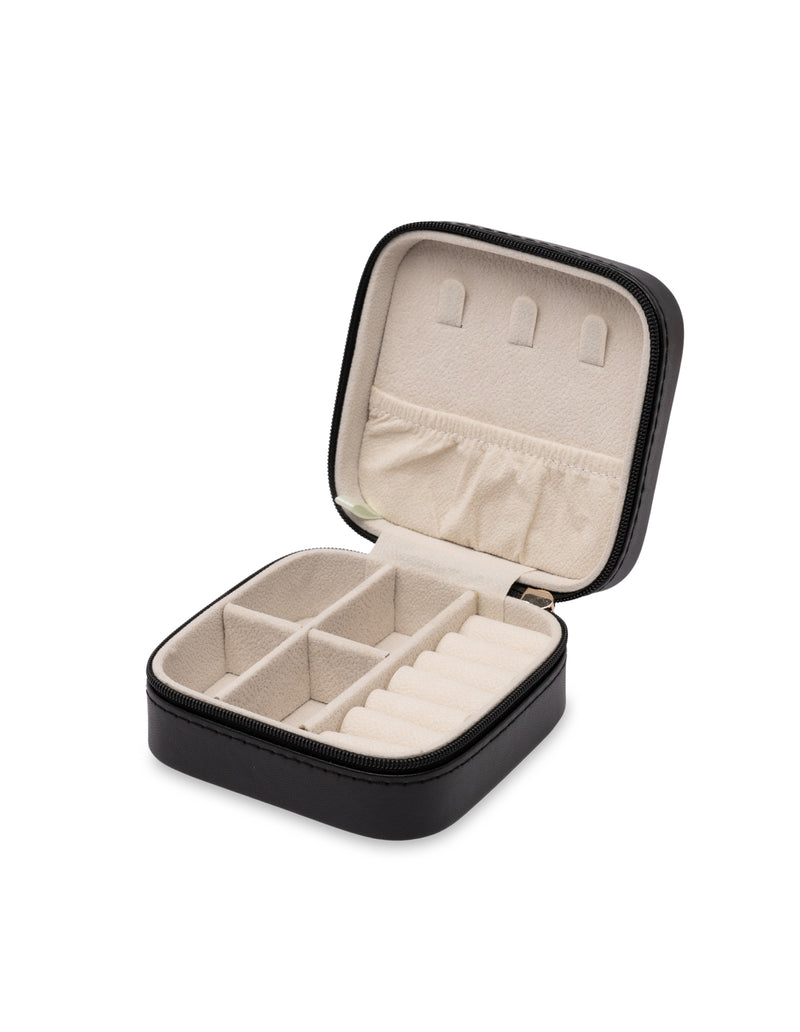 Mocha Signature Square Jewellery Case - Black | Mocha Australia