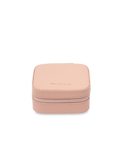 Mocha Signature Square Jewellery Case - Blush | Mocha Australia
